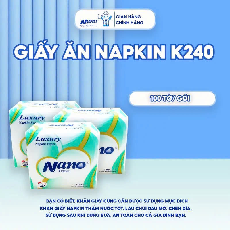 Khăn Nano Napkin K240